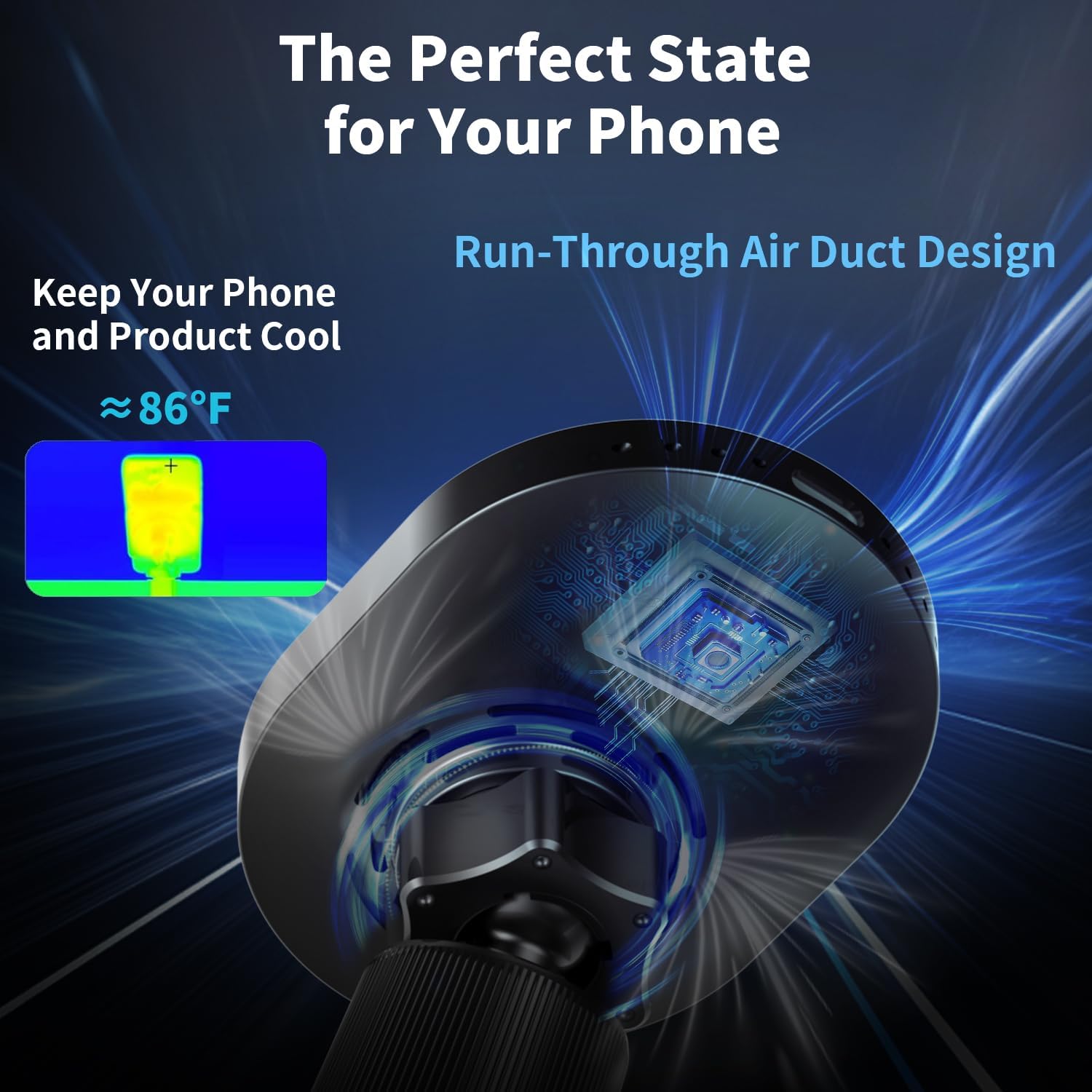 Thumbnail 6 de Mag-safe Car Charger Mount 15W wireless car charger
