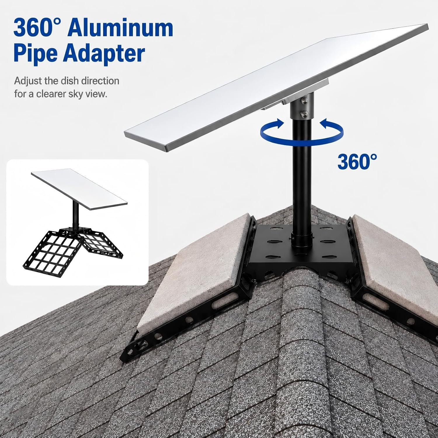 Detalle 2 de Standard Roof Ridge Mount for Starlink Gen 3