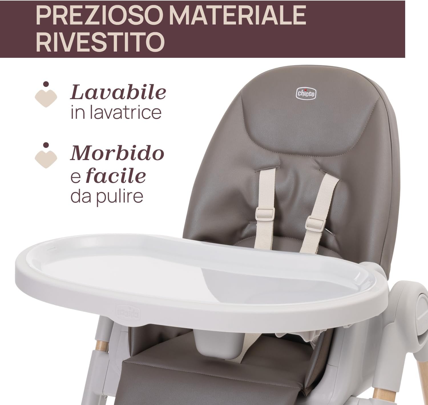 Thumbnail 3 de Chicco Polly Armonia: seggiolone evolutivo 0–40 kg con seduta regolabile e design moderno