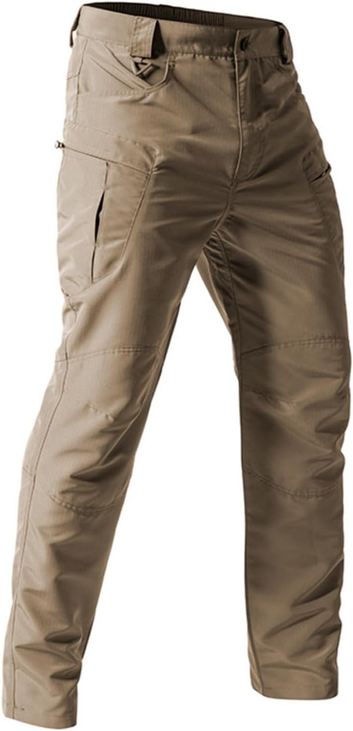 Detalle de Tooprvix Men's Stretch Tactical Cargo Pants, Water-Resistant Ripstop, 6 Pockets