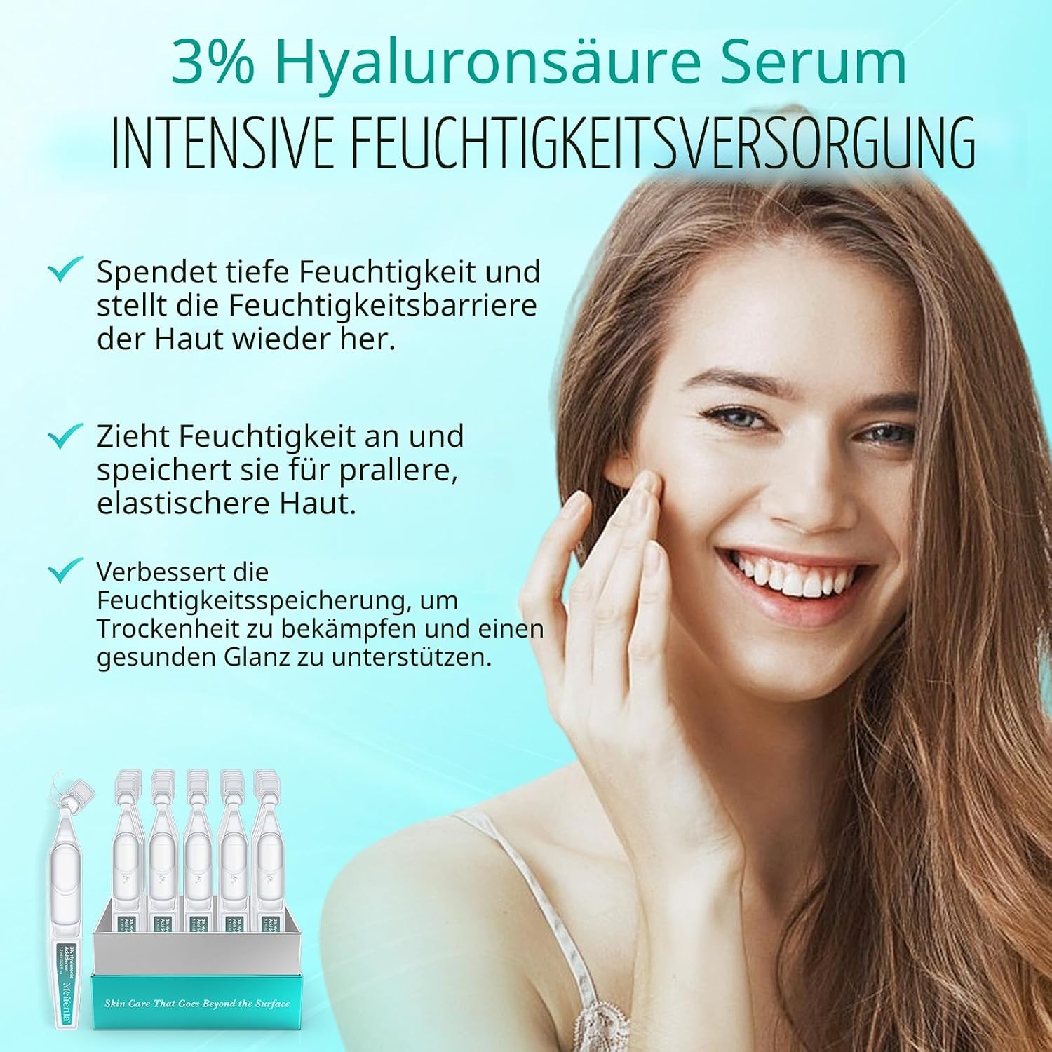 Thumbnail 1 de Hyaluron Serum Hochdosiert 3% 36 Ampullen