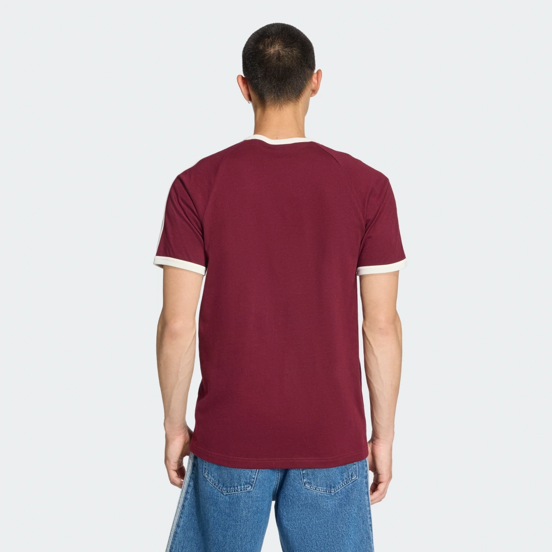 Detalle 2 de Adidas CAMISETA 3 STRIPES Burgundy