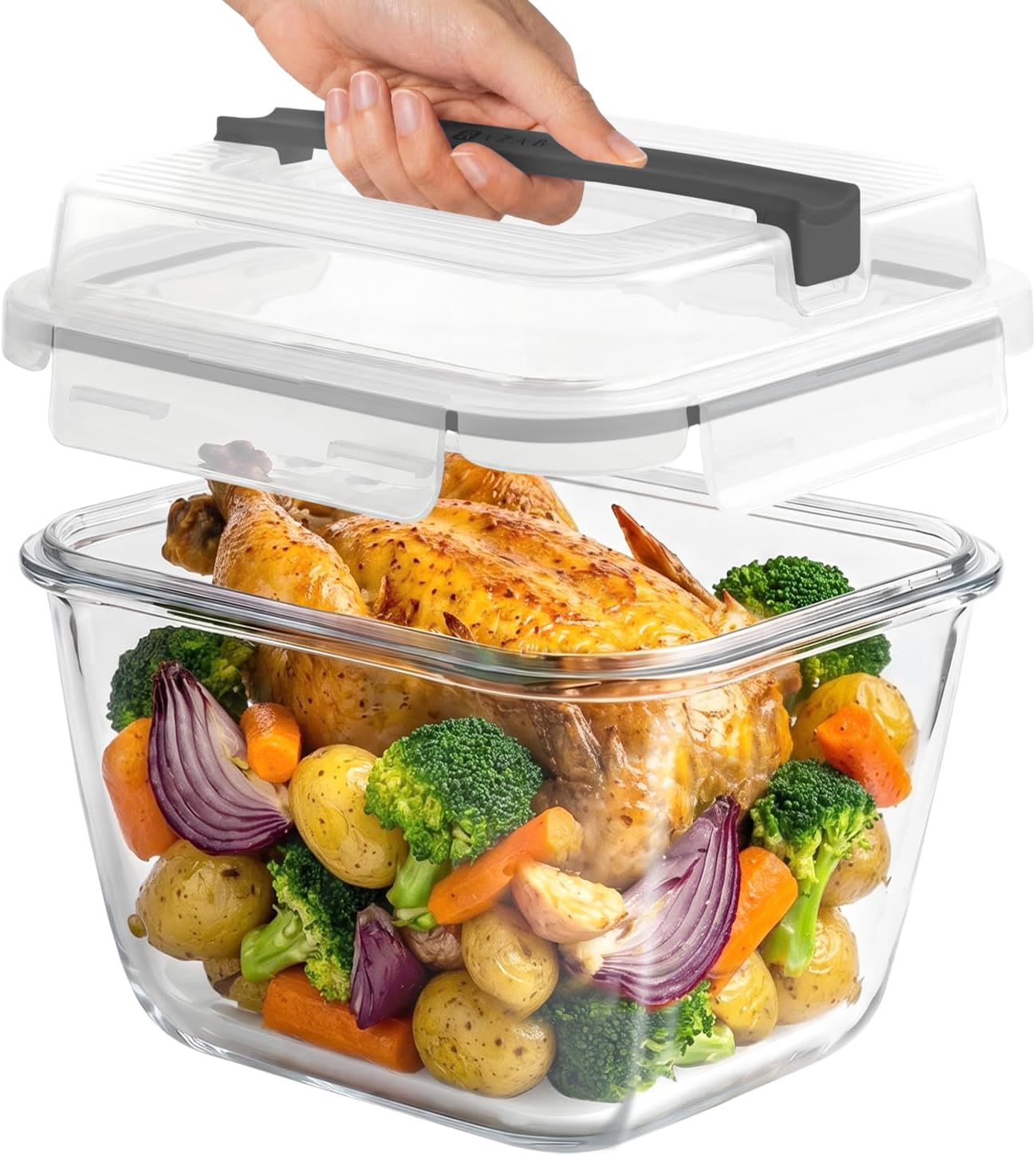 Detalle de Razab Glass Food Storage Container 2700 ml