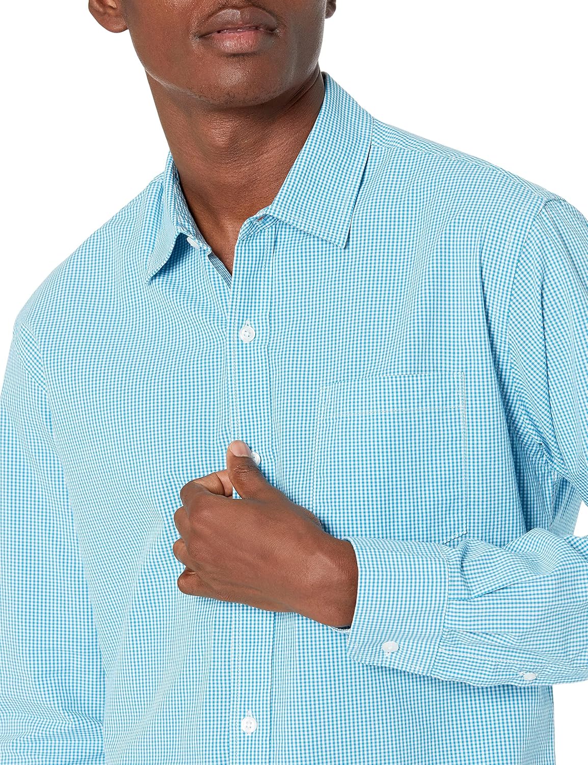 Thumbnail 2 de Amazon Essentials Men's Regular-Fit Long-Sleeve Poplin Shirt