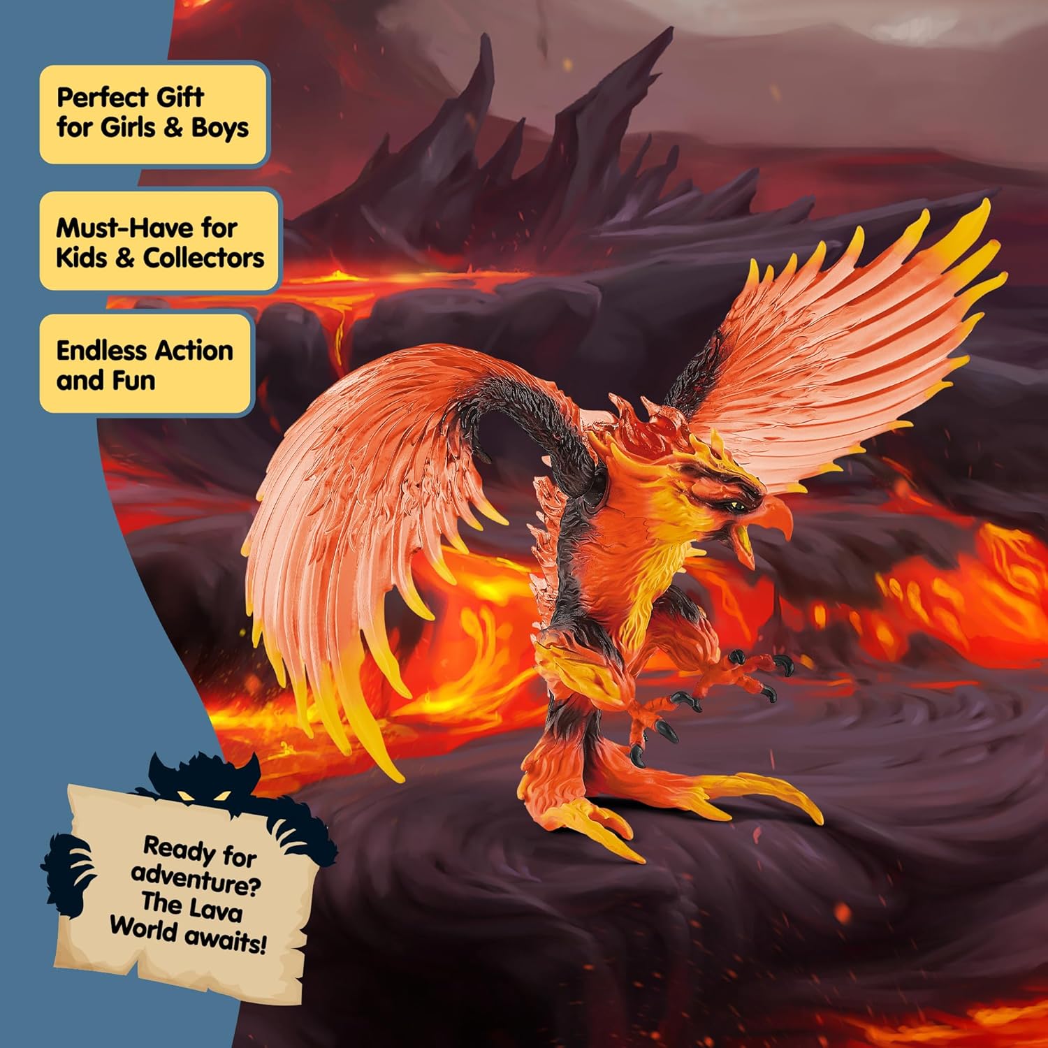 Thumbnail 1 de Schleich Águila de fuego 42511 🦅 De Colección Fantasía