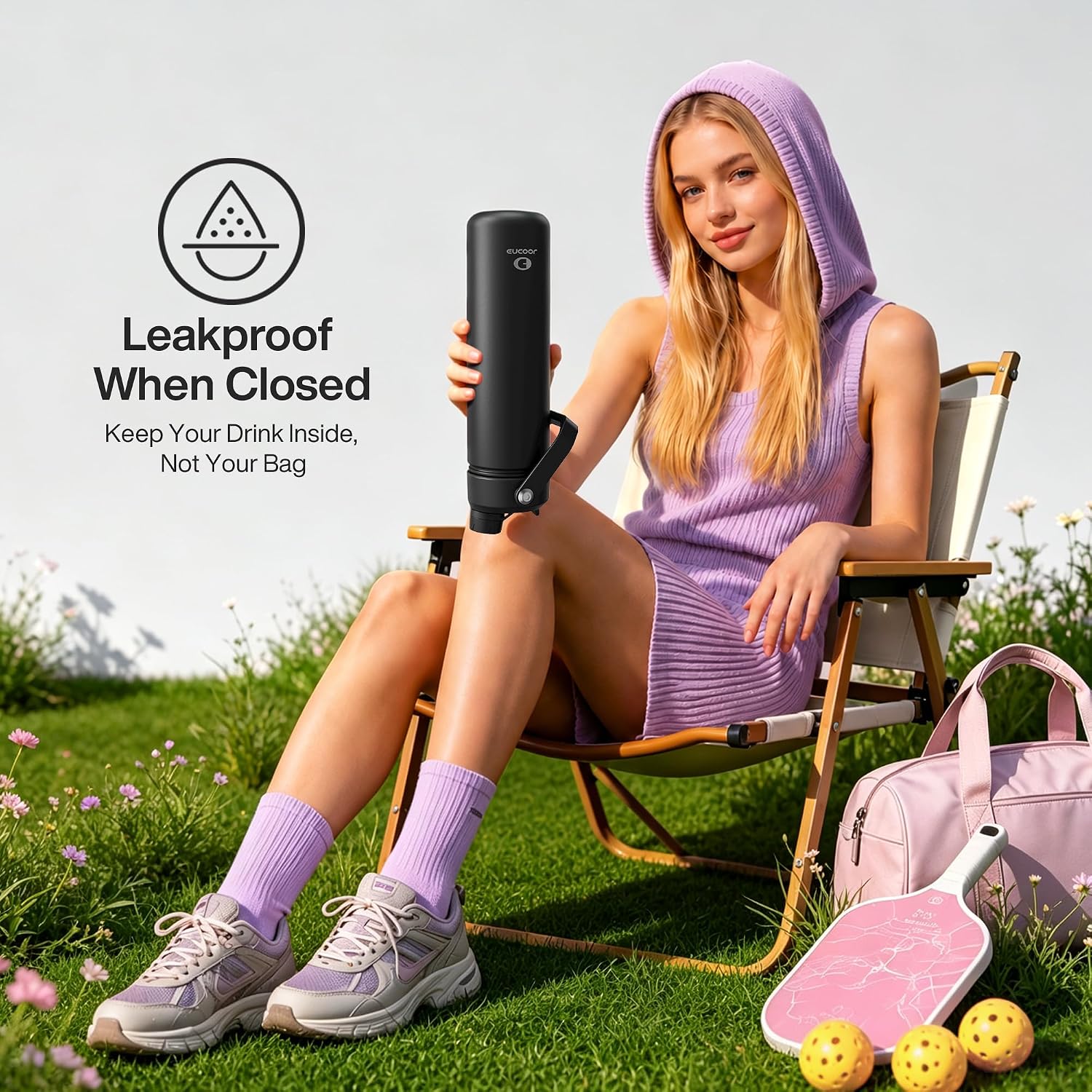 Detalle 2 de ENCOOL 26 oz Insulated Water Bottle ⚡