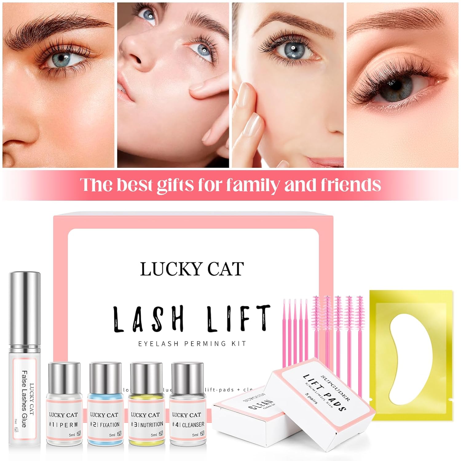 Thumbnail 6 de Wimpernlifting Set – Aktualisiertes Lash Lifting Kit mit Silikonkissen, natürlicher Schwung