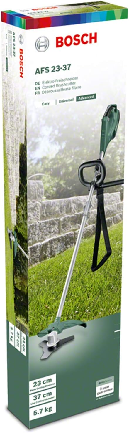 Thumbnail 6 de Bosch AFS 23-37 strimmer with three-prong blade and cutting line spool (1000W)