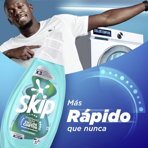 Detalle de Skip Detergente Ciclos Cortos Eficacia Express 37 LAV