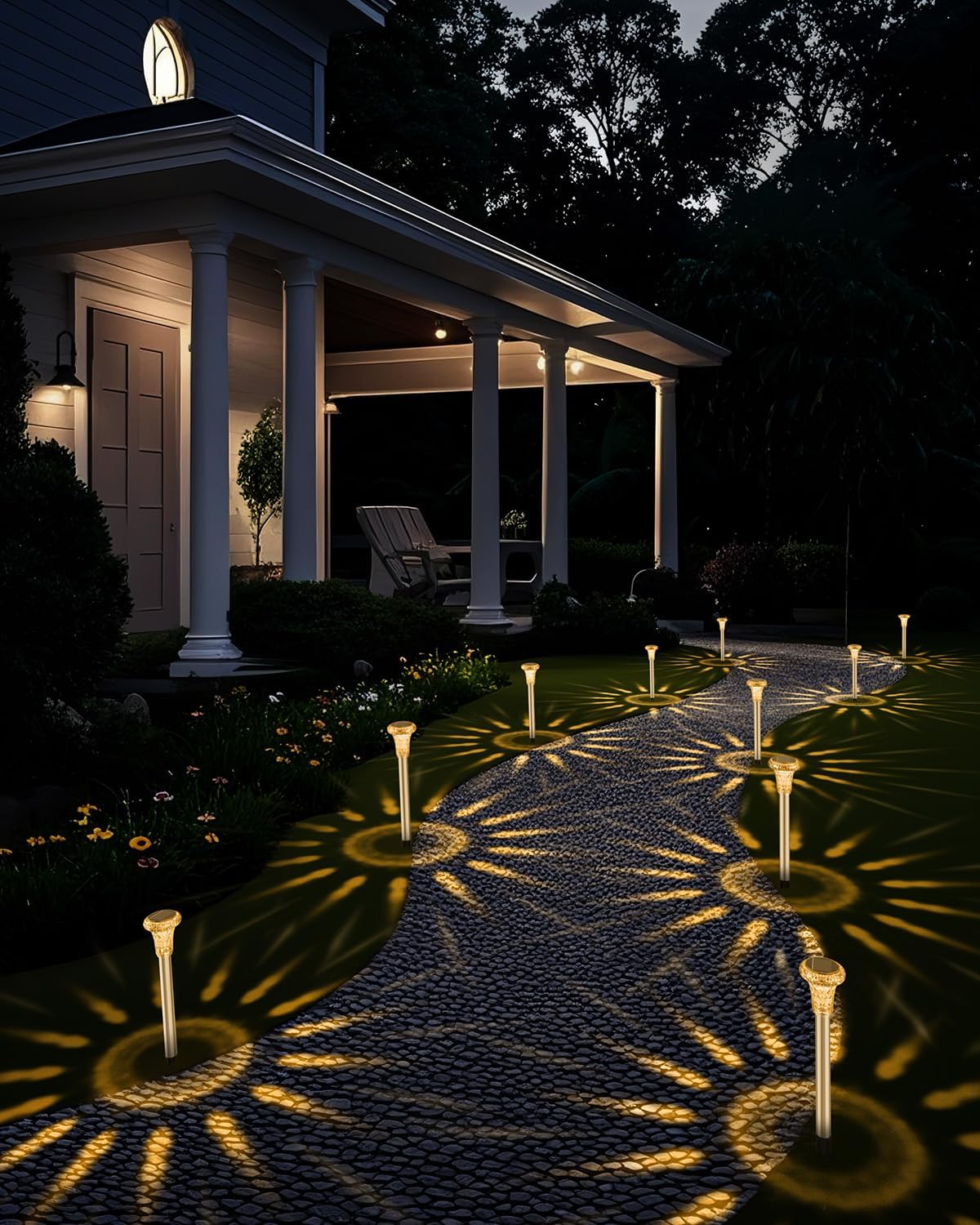 Thumbnail 1 de SonPen 6er-Set Solarlampen für außen mit LED, IP65 Edelstahl (Warmweiß) – Solar-Gartenleuchten für Wege & Terrasse