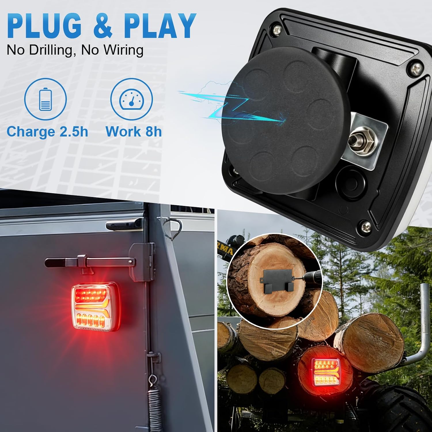 Thumbnail 2 de NeaLia Wireless Trailer Lights 100ft