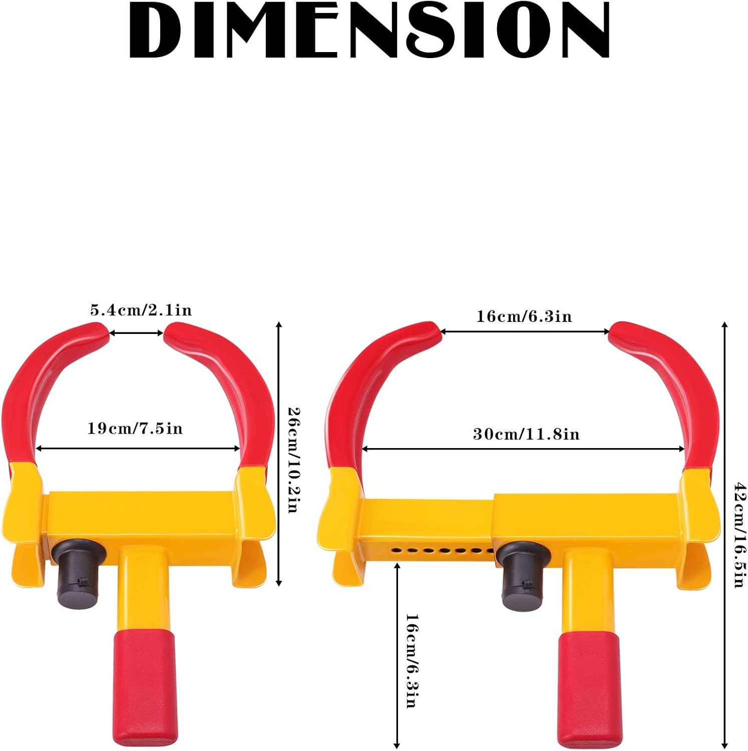 Detalle de Tevlaphee Wheel Lock, 7–11-Inch Fit