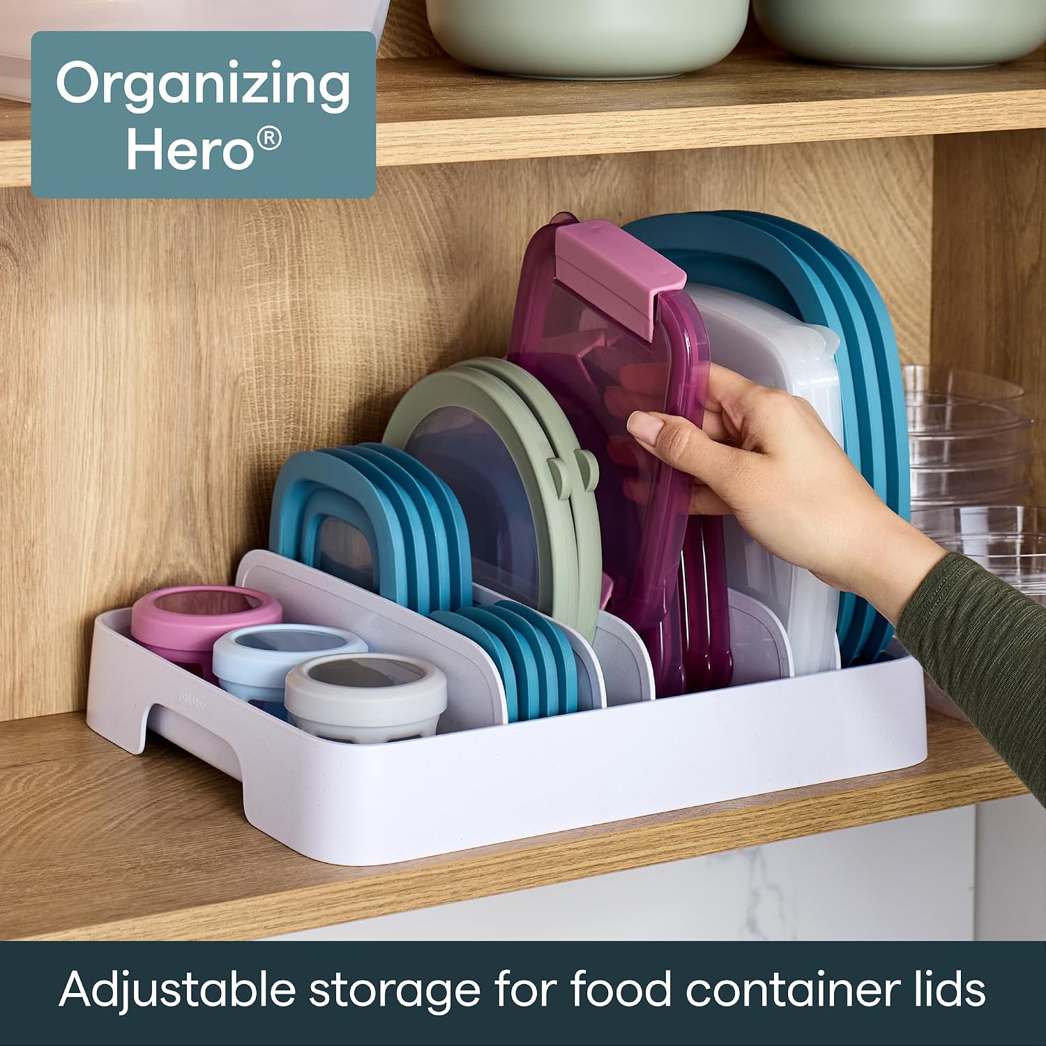 Detalle 2 de YouCopia StoraLid Adjustable Lid Organizer 24