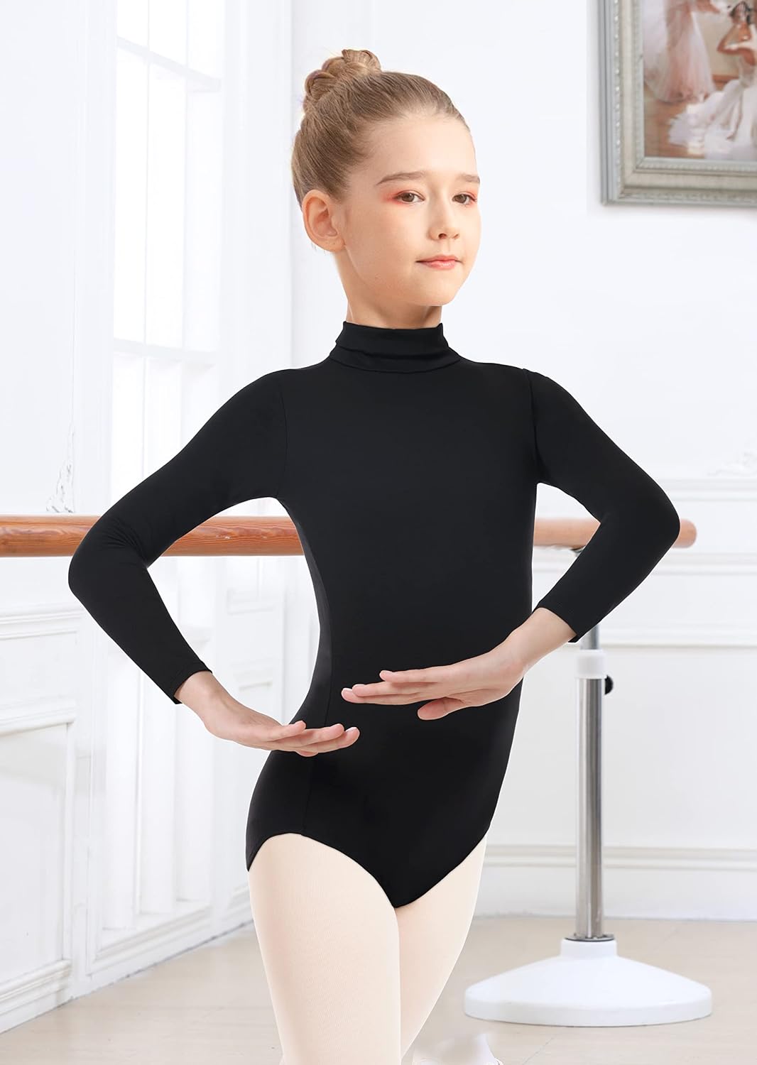 Detalle 2 de Tegmk Girls' Leotard with Zipper Back