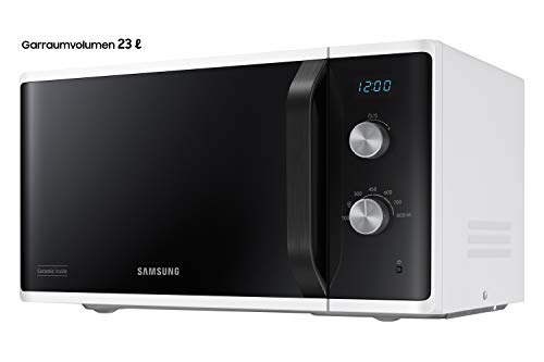 Detalle de Samsung MW3500 Mikrowelle MS23K3614AW/EG – 800 W, 23 L, keramisch emaillierter Innenraum