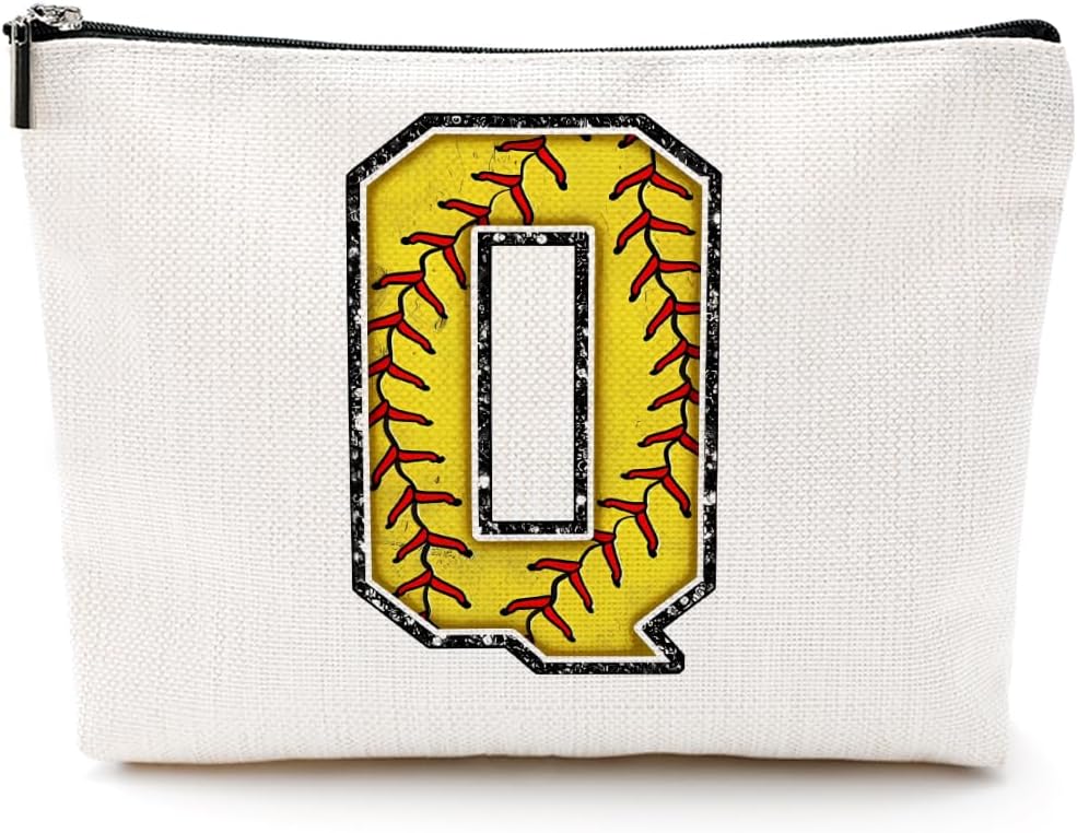 Detalle de Softball Makeup Bag, Letter Q