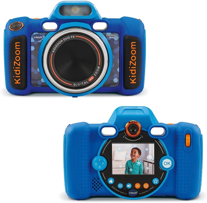 Thumbnail 4 de VTech KidiZoom Duo FX Bleu – Appareil photo numérique pour enfants (4–12 ans)