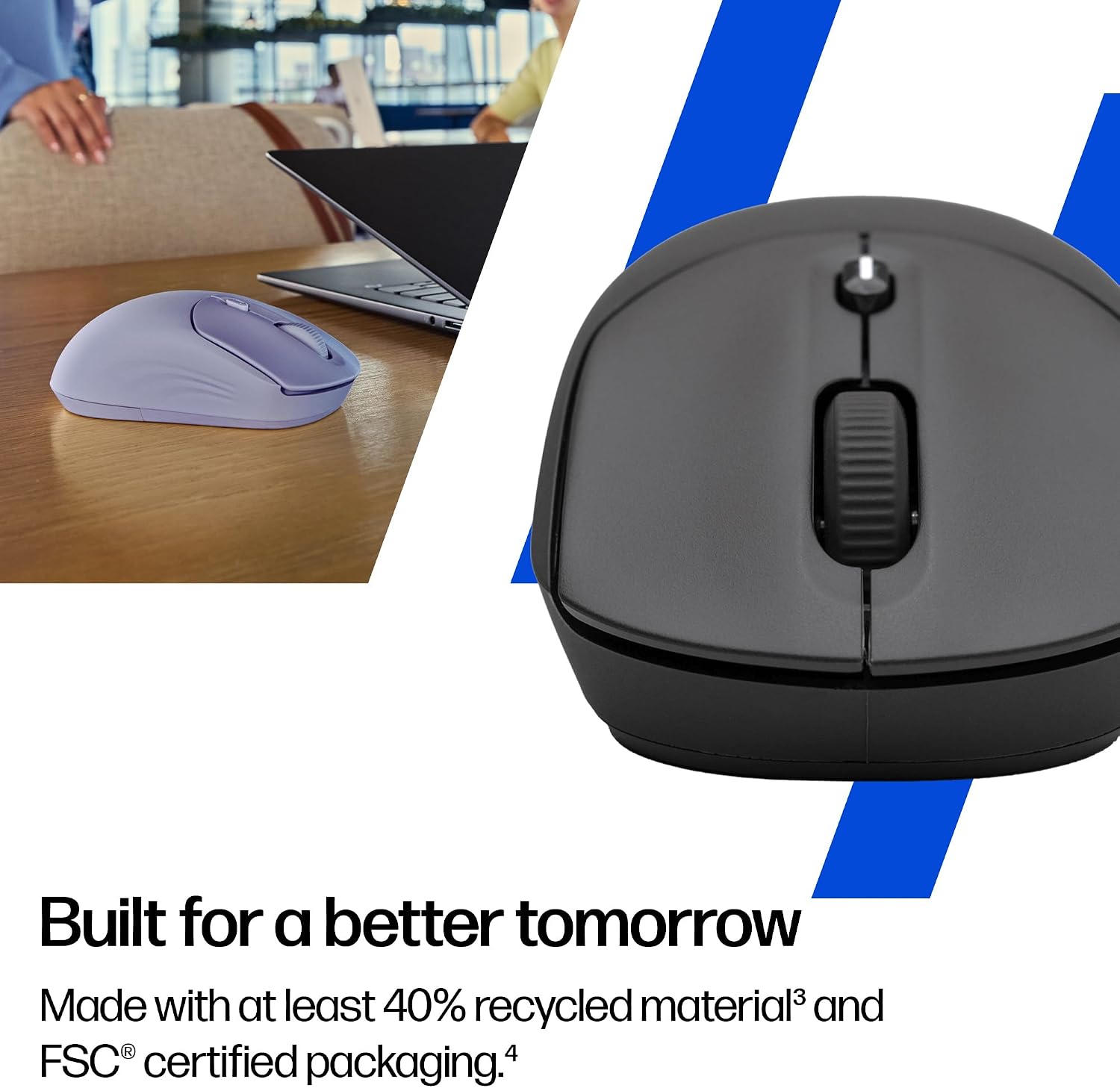 Thumbnail 5 de HP 400 Quiet Wireless Mouse 6000 DPI