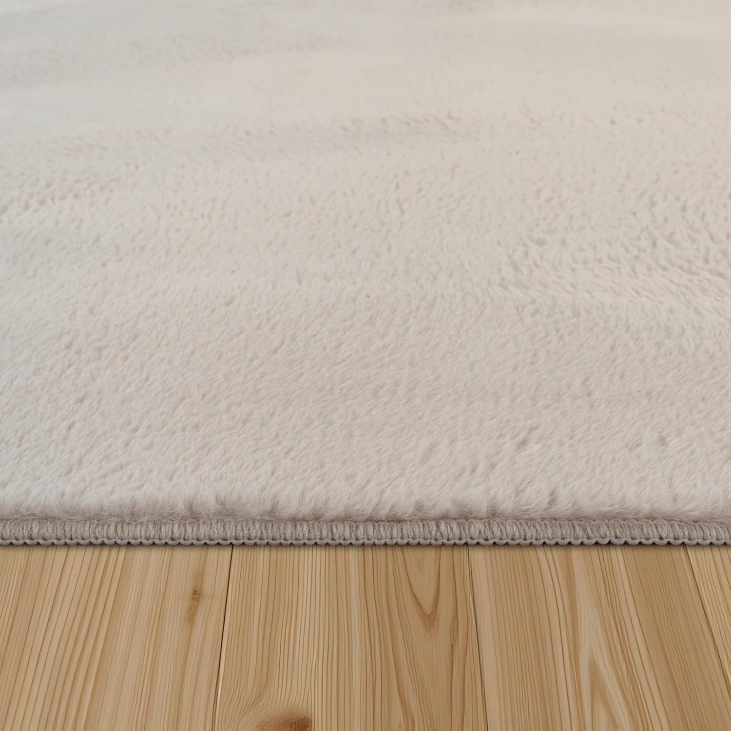 Detalle 2 de Paco Home Teppich Ø 100 cm Grau