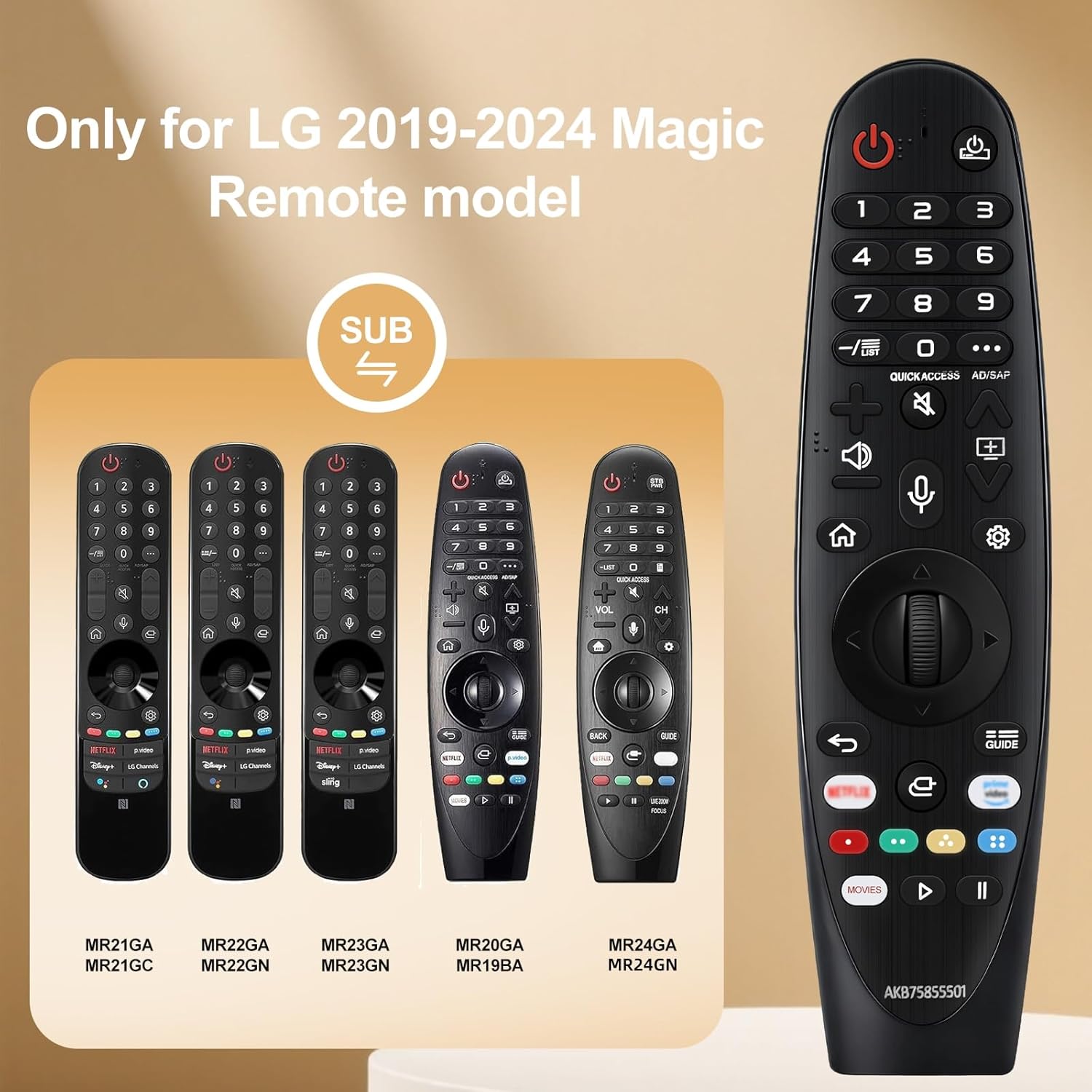 Thumbnail 5 de LG Magic Remote Replacement for 2019–2024 TVs