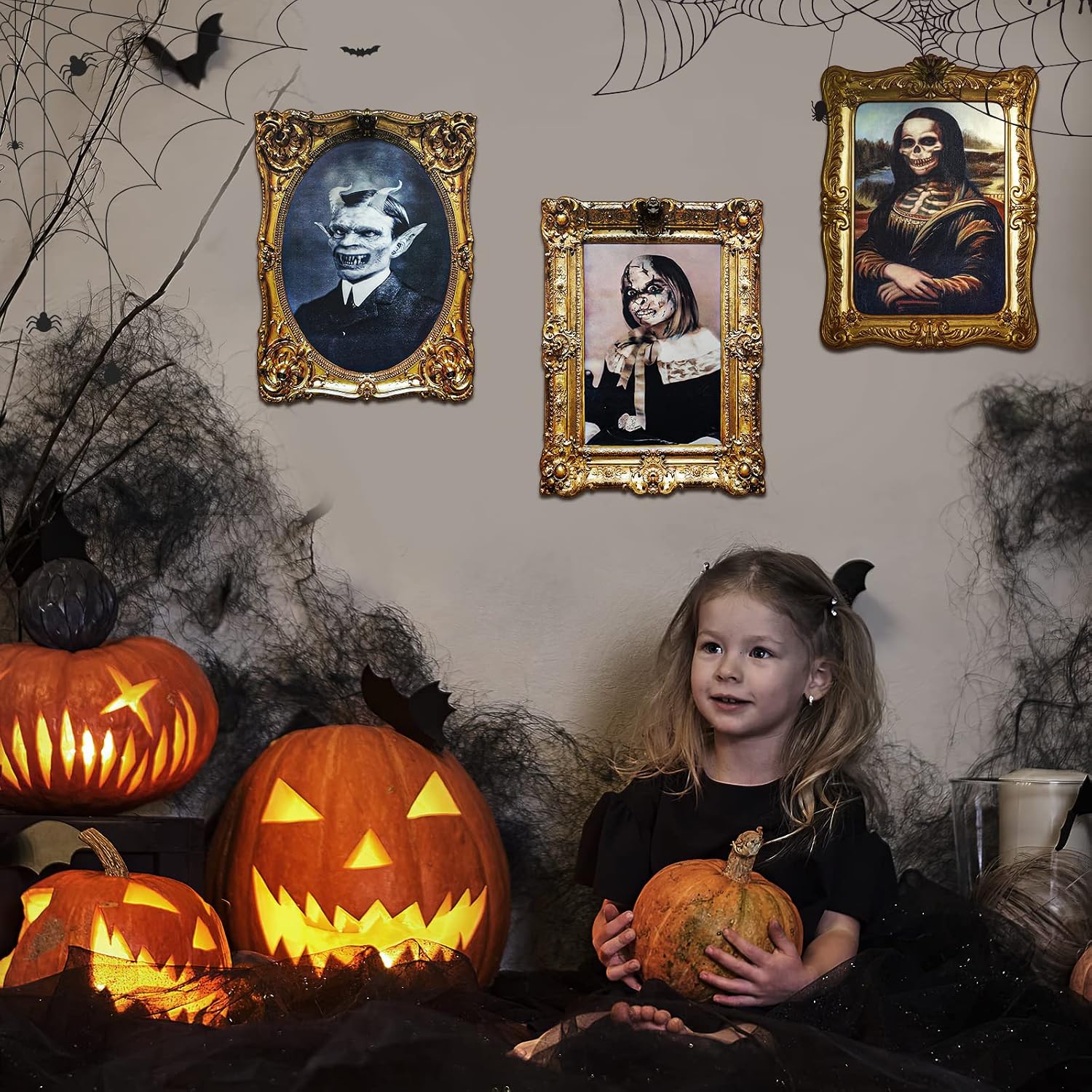 Thumbnail 4 de ECGER Halloween Portraits 13 x 9.8 Inches