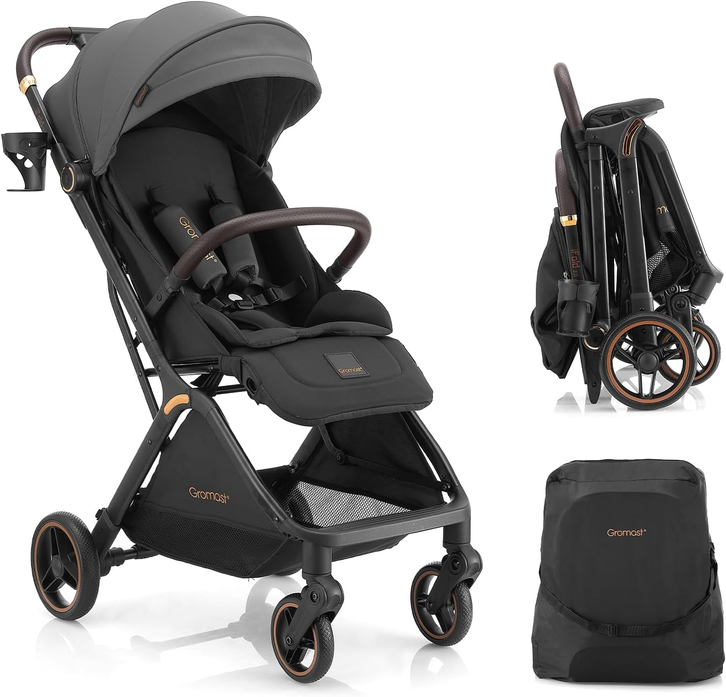 Detalle de Gromast baby stroller V2.0