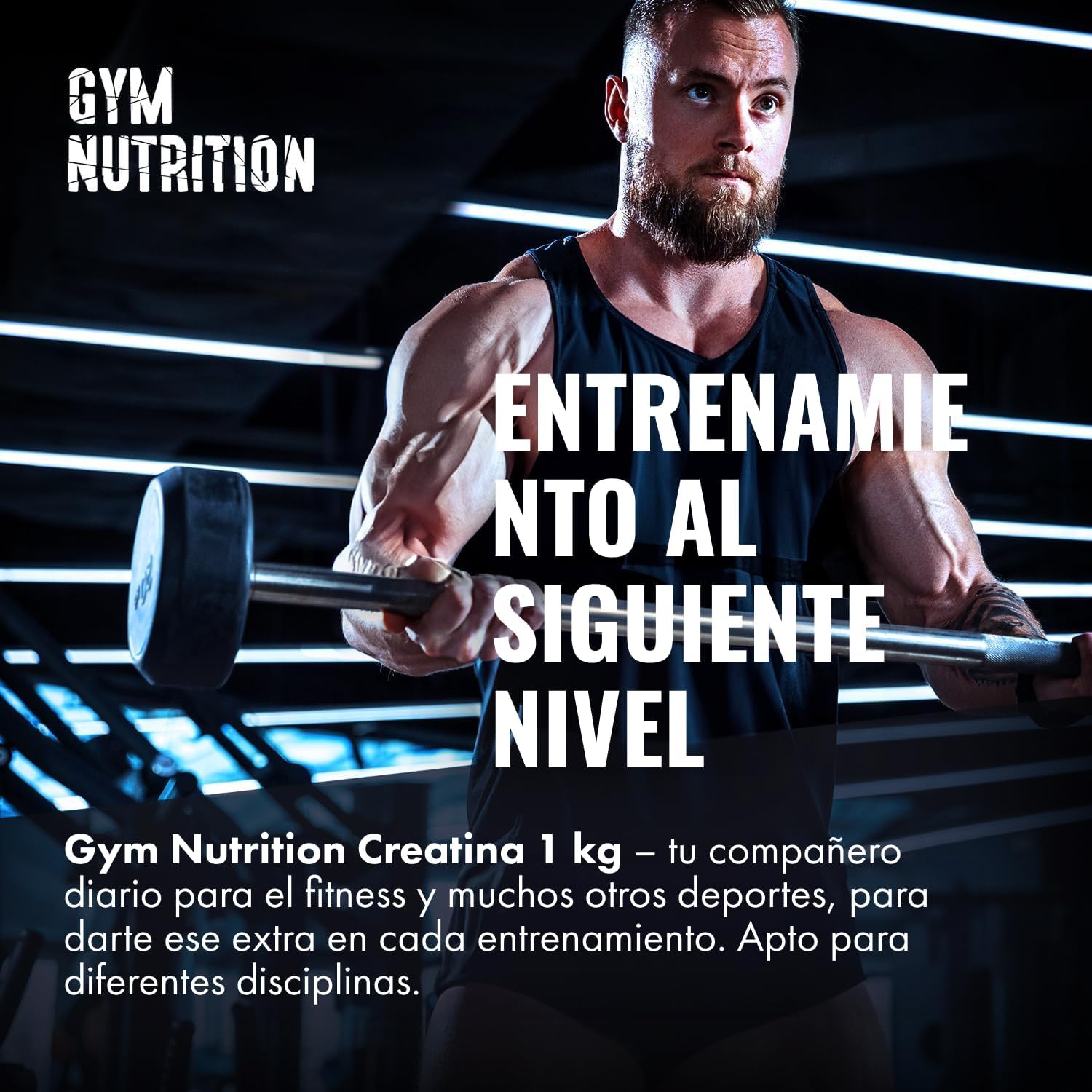 Thumbnail 6 de Gym Nutrition Creatina Monohidratada 1 kg en polvo sin sabor (100% vegana y de alta pureza)
