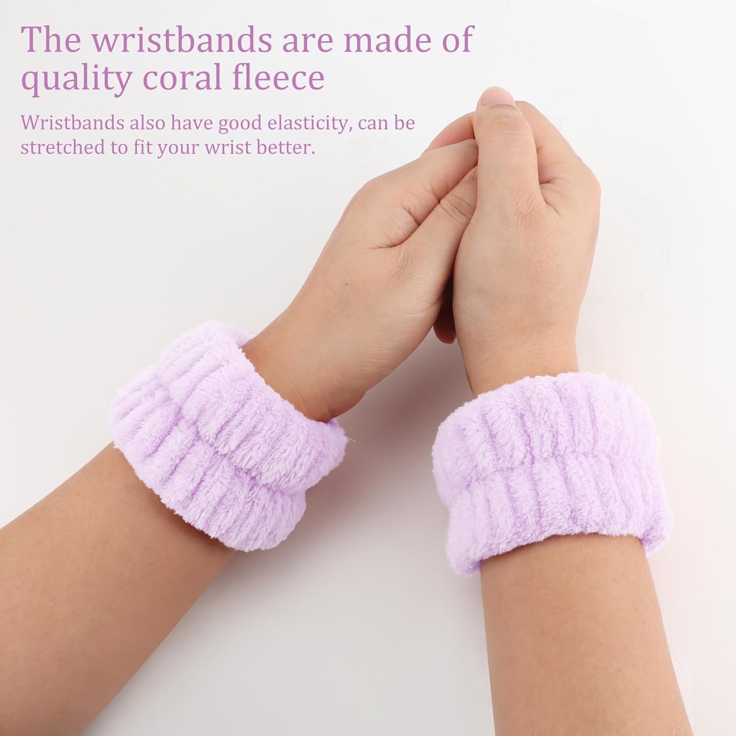 Thumbnail 5 de DRESHOW Spa Headband and Wristband Set for Face Washing and Skincare