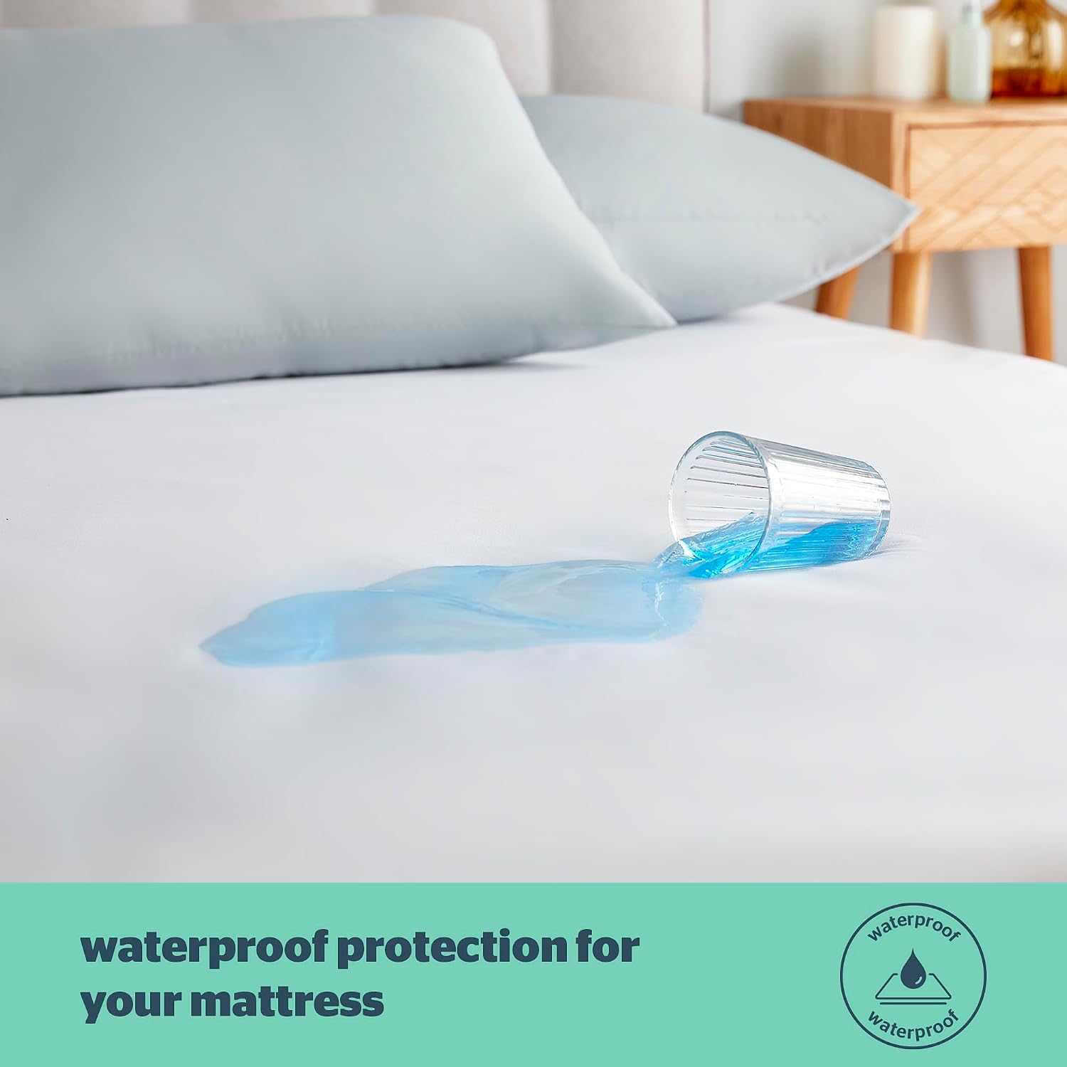 Detalle 2 de Silentnight Waterproof Mattress Protector Small Double (4ft): Quiet, Durable, and Hypoallergenic