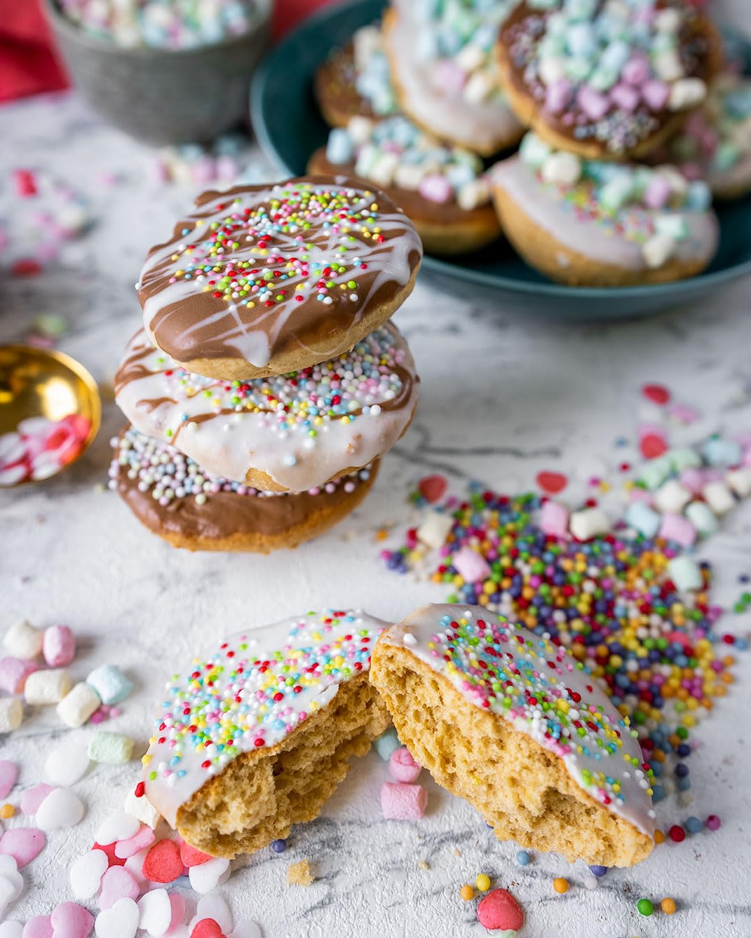 Thumbnail 3 de RUF Nonpareilles bunt – Zucker-Perlen und Streu-Dekor für Eis, Donuts und Kuchen (1.000 g Großpackung)