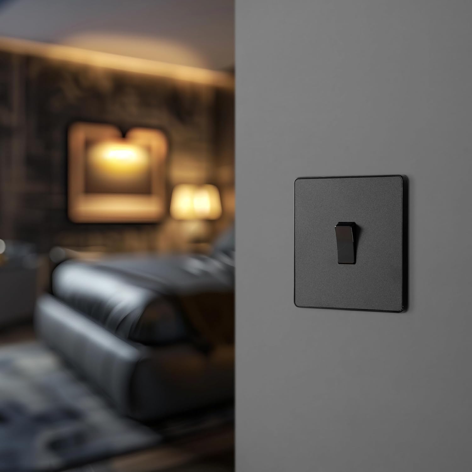 Thumbnail 5 de BG Electrical PCDMB12B: 2‑Way, Screwless Front Plate, Matt Black - Evolve Range