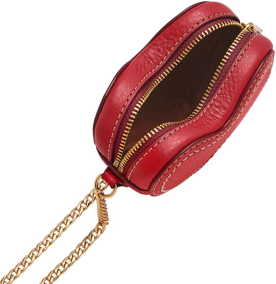 Thumbnail 1 de Fossil Vday portafoglio mini da donna in pelle o poliestere rosso
