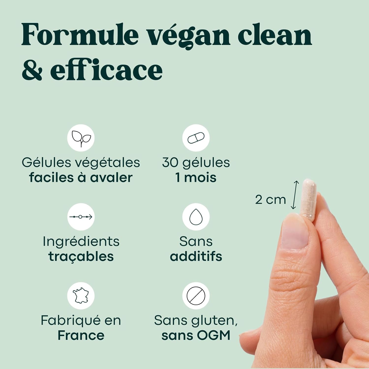 Thumbnail 3 de NOVOMA Probiotique Flore Intestinale – 20 milliards UFC/jour (Lactobacillus gasseri, rhamnosus & Bifidobacterium), 30 gélules vegan