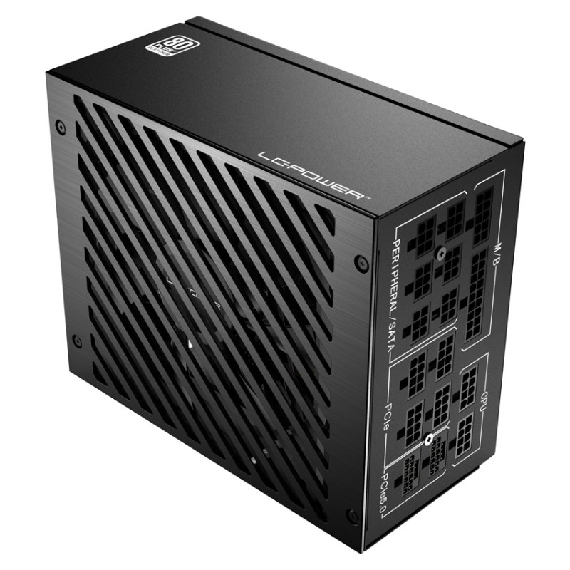 Thumbnail 2 de LC-Power LC850P V3.0 PCIe 5.0, 850 W, 80 Plus Platinum – Fuente de alimentación modular premium