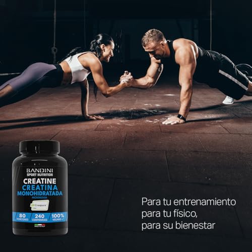Thumbnail 1 de Bandini® Creatine CREAPURE® Monohidrato 💪 240 Comprimidos