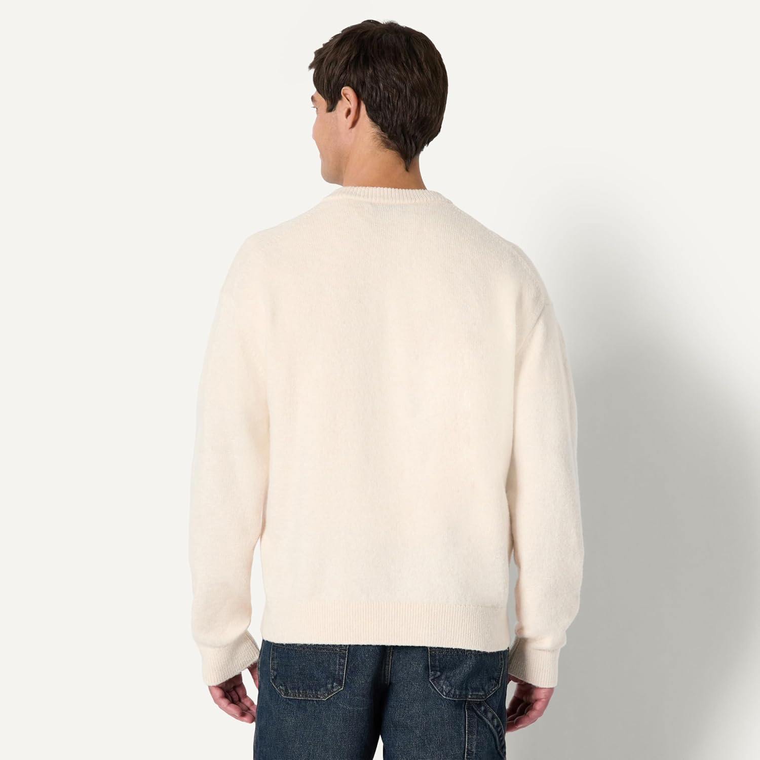 Detalle 2 de Amazon Essentials Men's Relaxed-Fit Cotton Blend Textured Crewneck Pullover Sweater