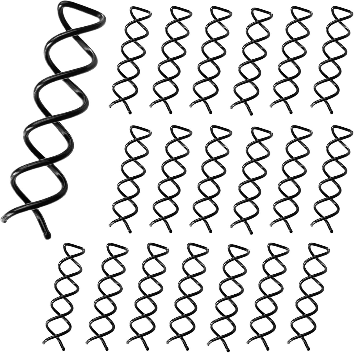 Thumbnail 6 de Aucuu Epingles à Cheveux – Lot de 300, cuillères et ondulées en métal avec boîte transparente