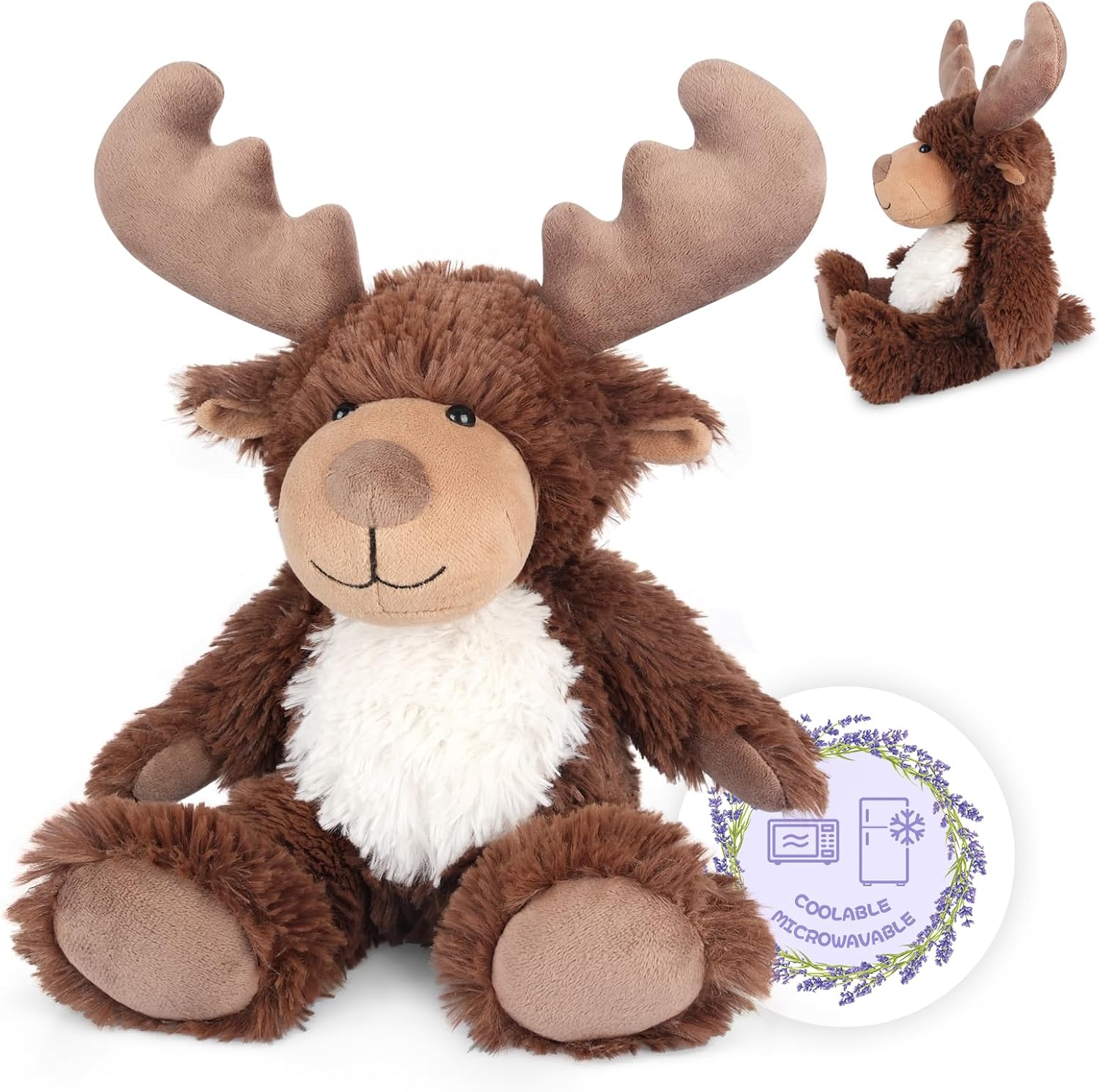 Detalle de SuzziPals Heatable Moose Plush 1 Pack