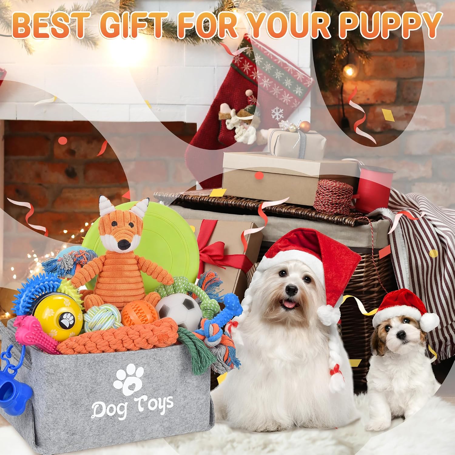 Thumbnail 6 de LECHONG 21-Pack Puppy Toys Set (Fox style) for 8–12 week small puppies