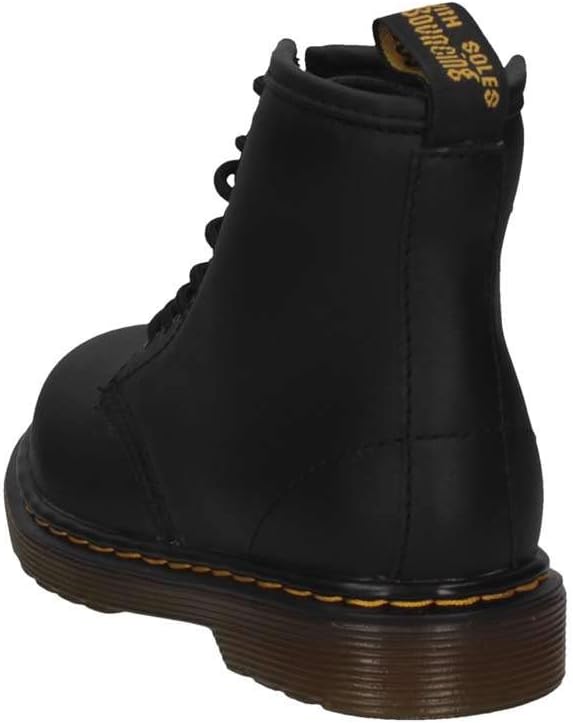 Detalle de Dr. Martens Brooklee, bottes mixte bébé - Noir (Black Softy T) – 24 EU