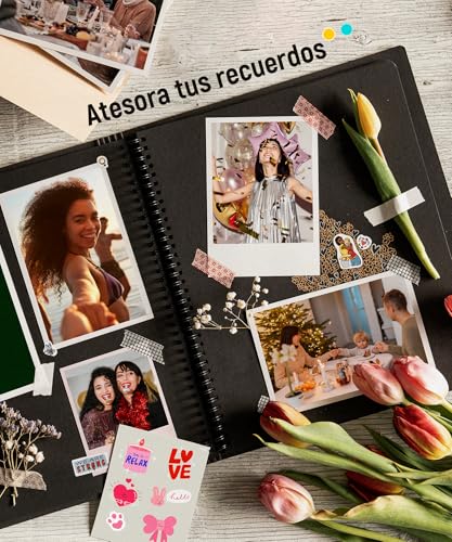 Detalle 1 de Liene Amber M100/M200 📷 Pack de Papel Fotográfico y Tinta