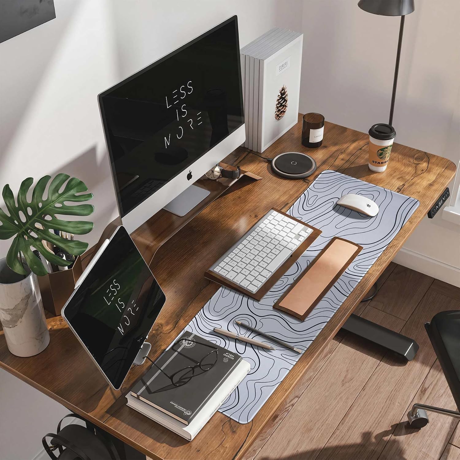 Thumbnail 6 de DAWNTREES 1400 x 600 x 4 mm Large Mouse Pad – Extended Contour with Non-Slip Base