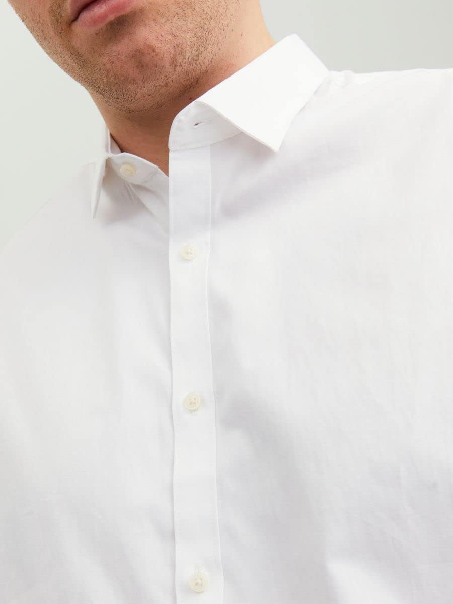 Thumbnail 5 de Jack & Jones Jprblacardiff Shirt L/S Noos camicia uomo slim in 100% cotone