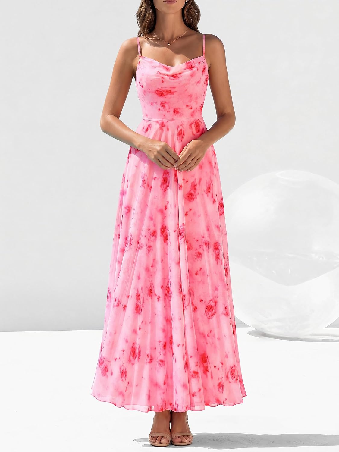 Detalle 2 de BTFBM Floral Maxi Dress 2025