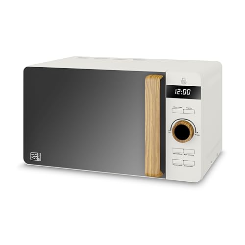 Imagen de Swan SM22036LWHTN Nordic LED Digital Microwave 20L, 800W, White en OfertitasTOP