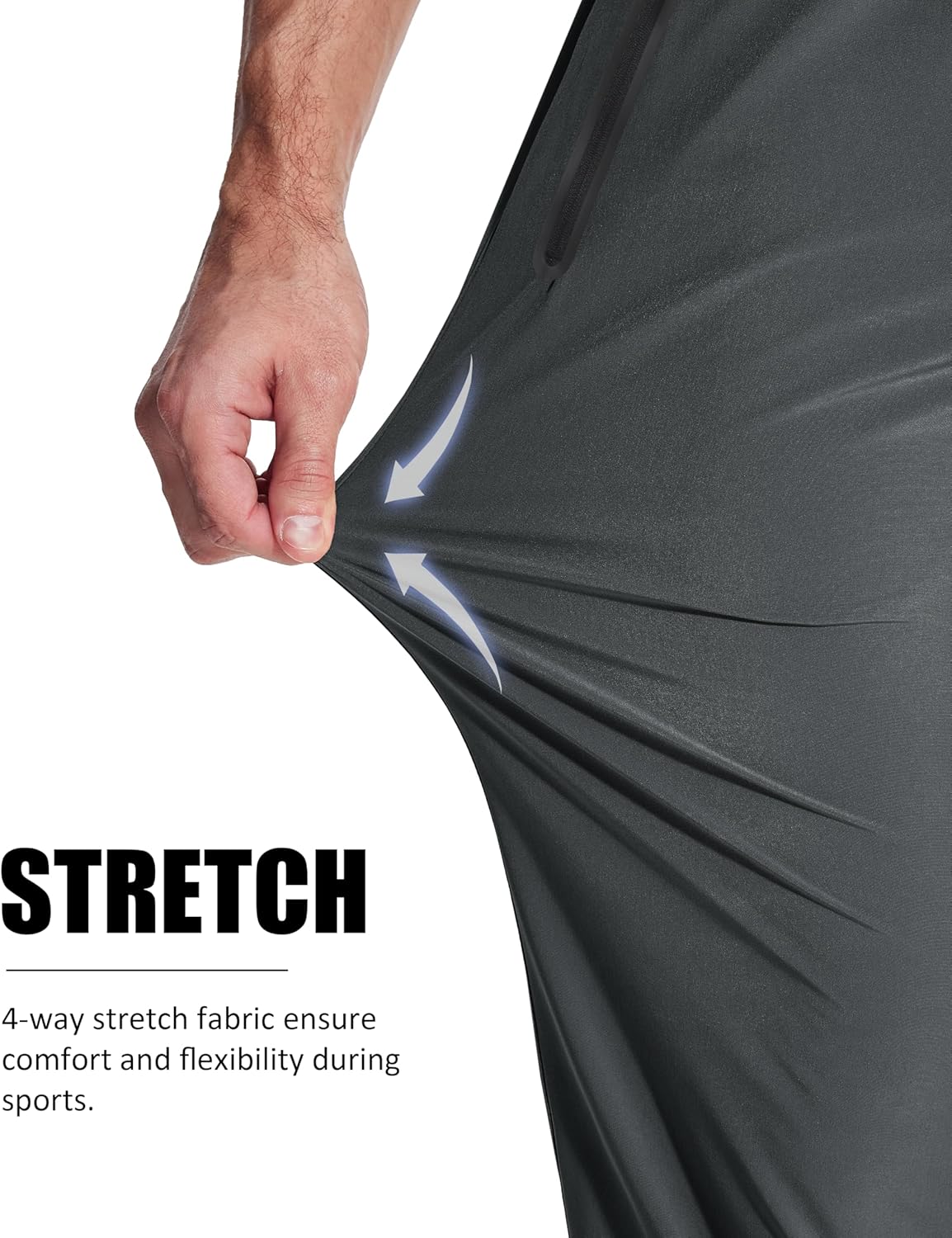 Thumbnail 4 de MAGCOMSEN Men's Tracksuit Bottoms: Lightweight, Breathable Hiking Trousers with Zip Pockets