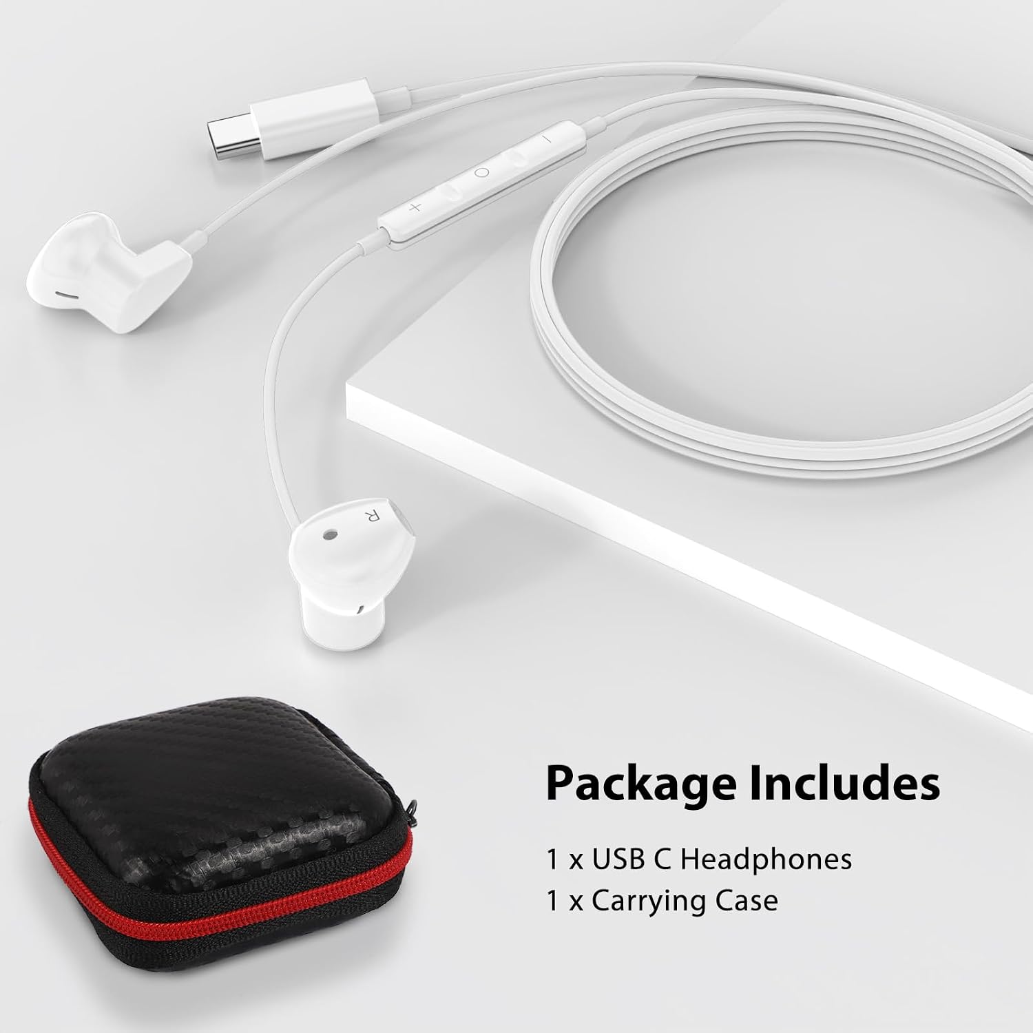 Detalle 1 de USB C Headphones for iPhone 15 Wired