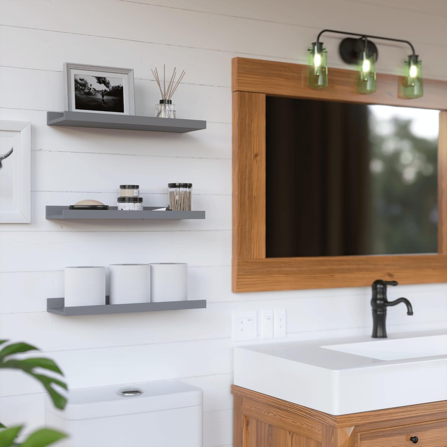 Detalle 2 de Richer House Floating Shelves, 16-Inch