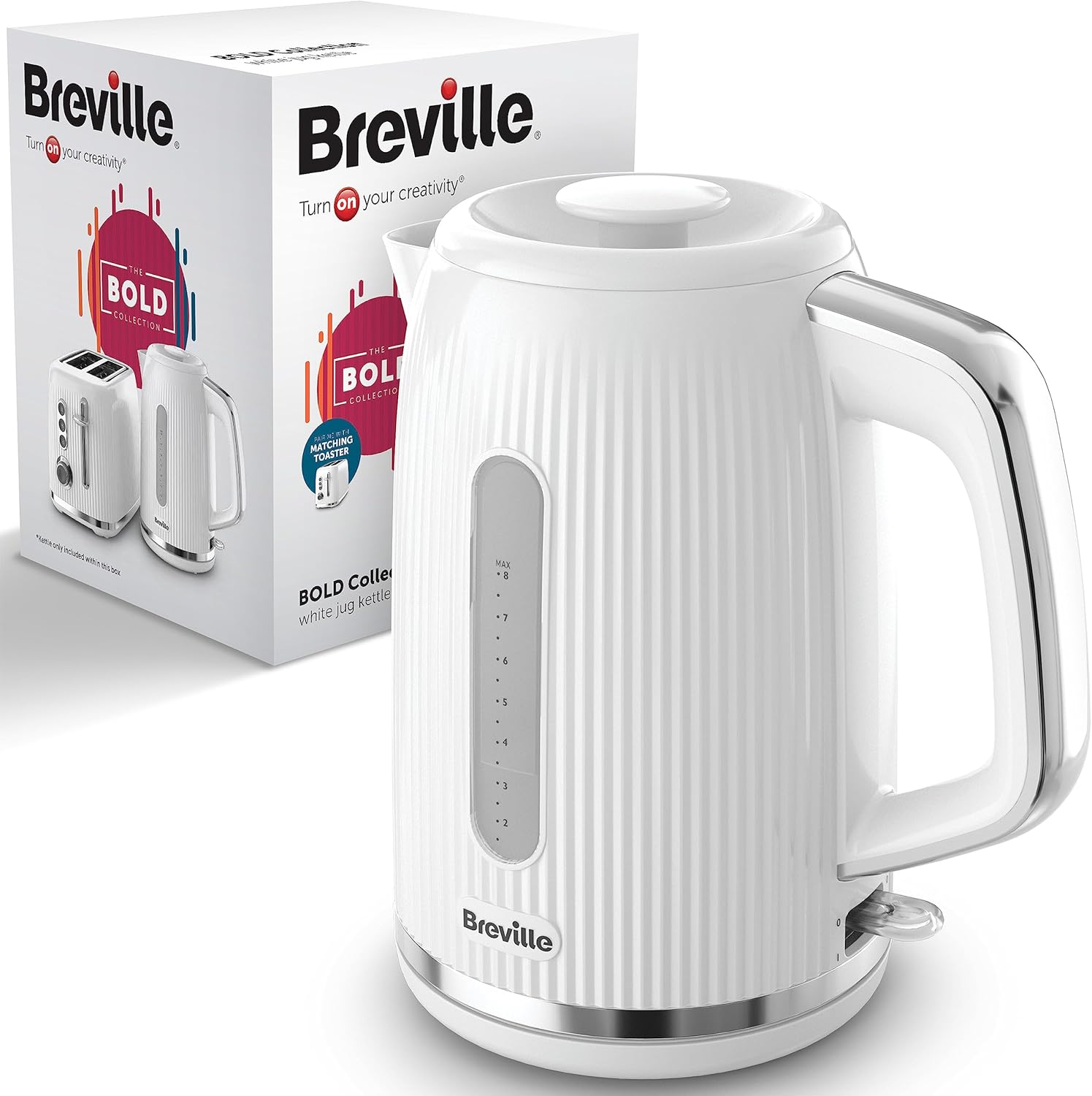 Thumbnail 6 de Breville Bold Ice Grey Electric Kettle 1.7L 3kW