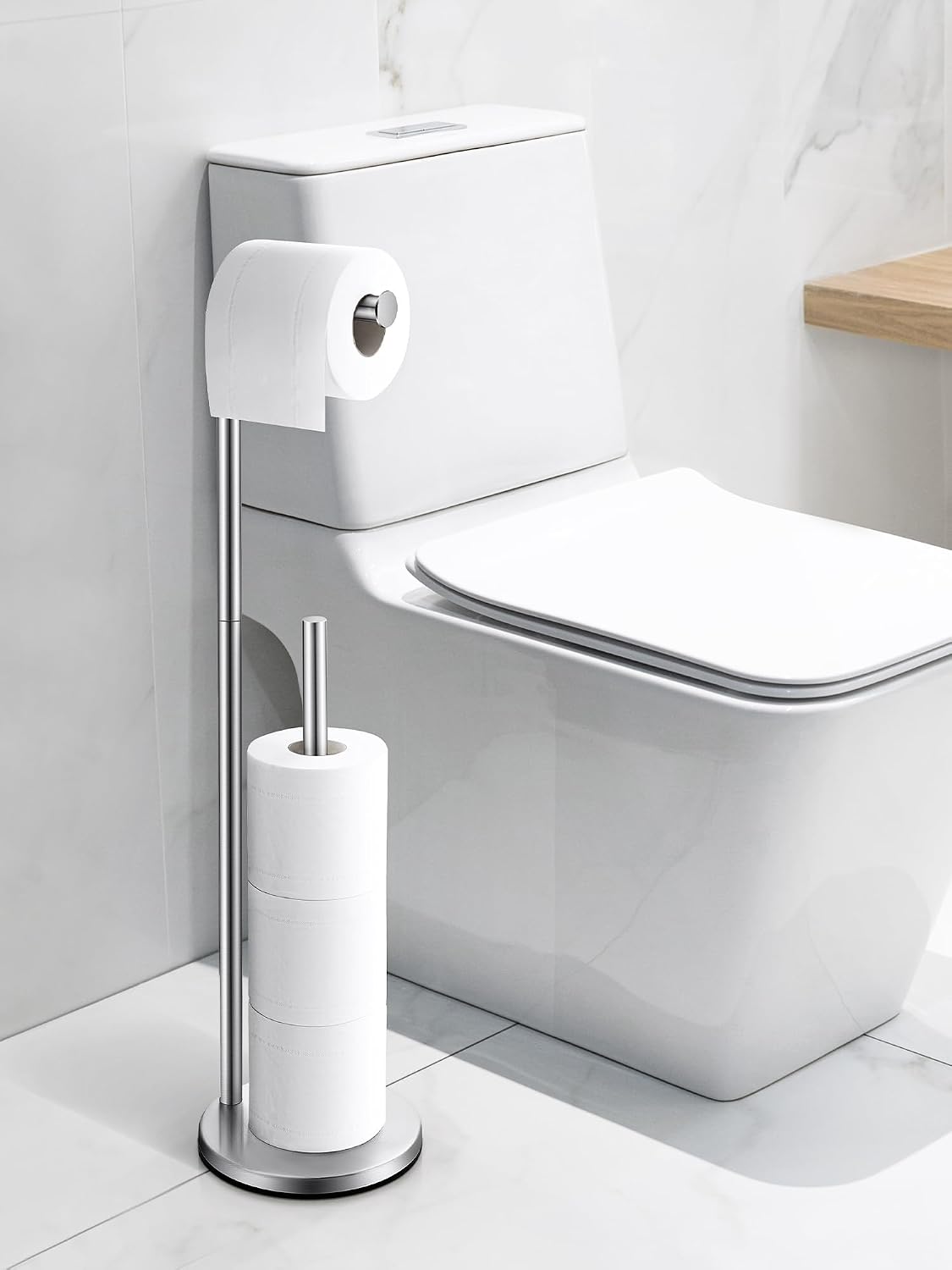 Thumbnail 6 de HEETA free-standing toilet roll holder 68 x 20 x 15 cm